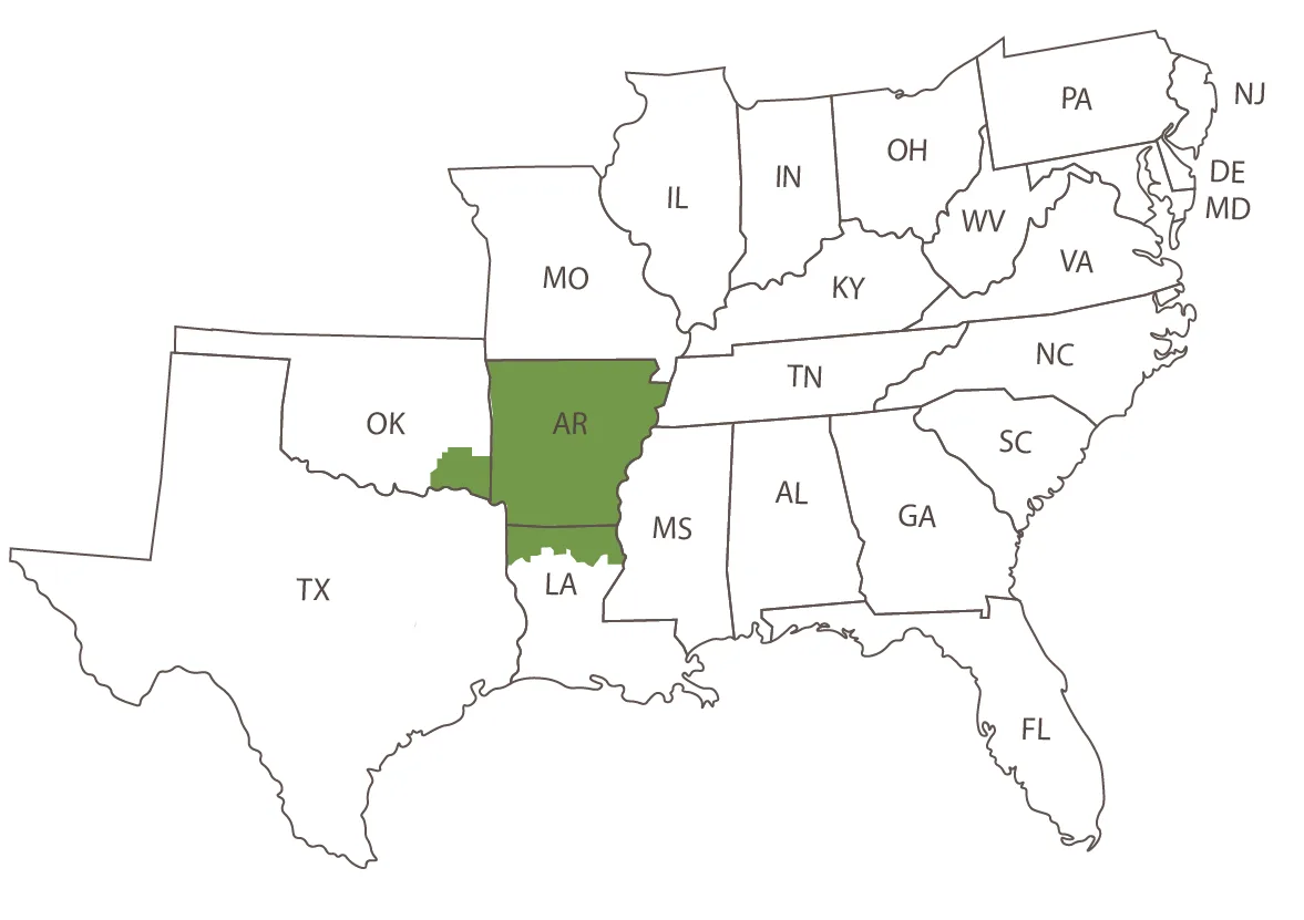 Arkansas-Map